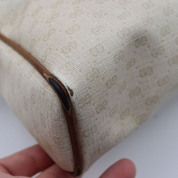 Gucci Vintage Micro GG Monogram Coated Canvas Crossbody Handbag - Picture 9 of 16